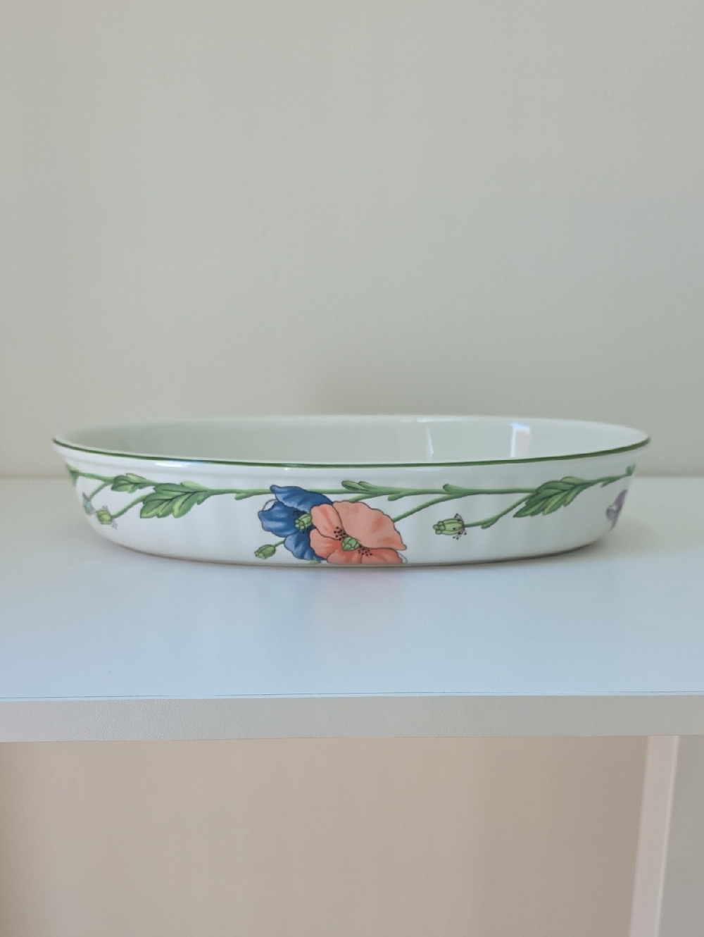 Villeroy & Boch Amapola 13" Ribbed Oval Baker